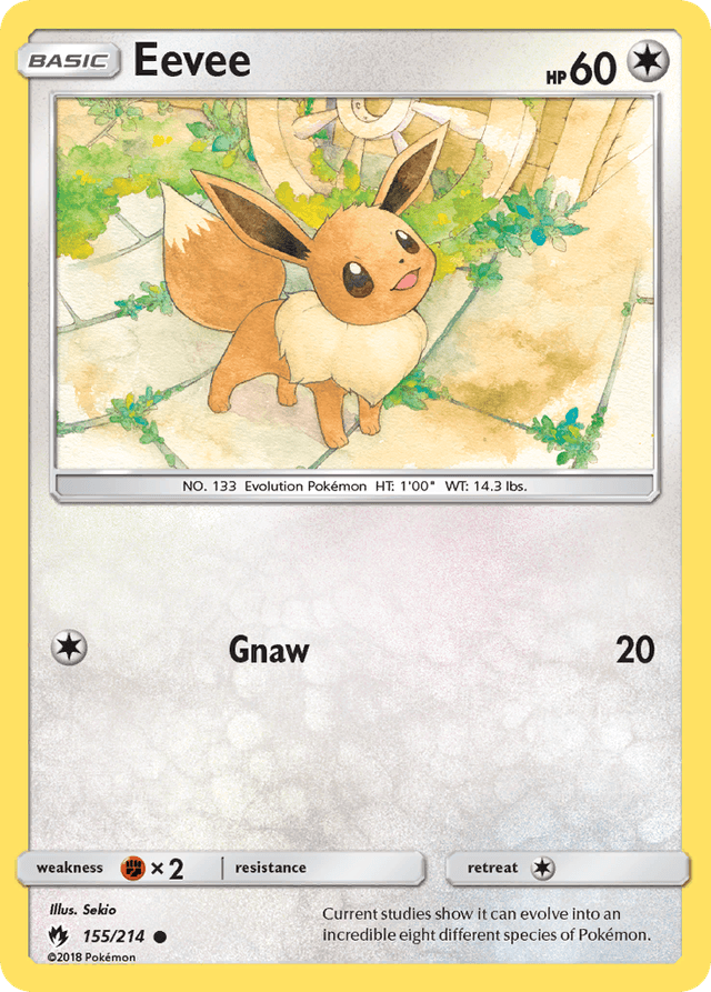 Eevee — Lost Thunder #155