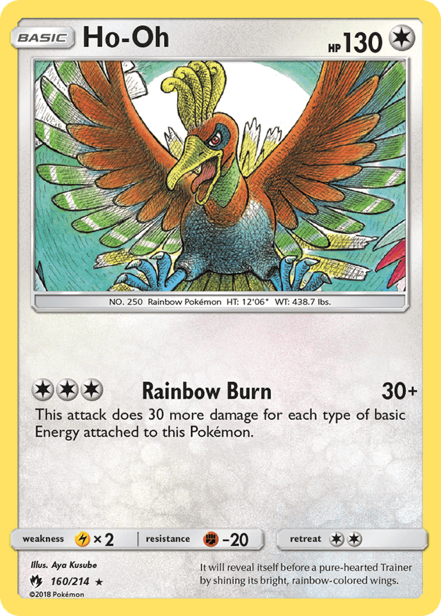 Ho-Oh — Lost Thunder #160
