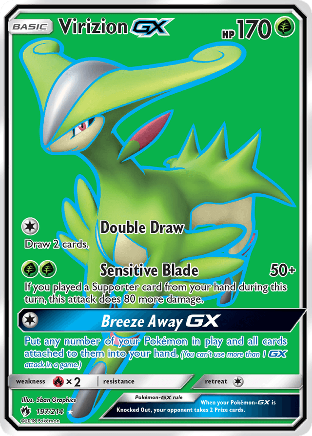 Virizion-GX — Lost Thunder #197