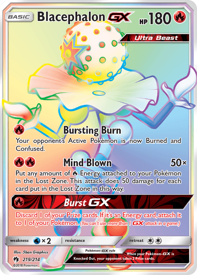 Blacephalon-GX — Lost Thunder #219