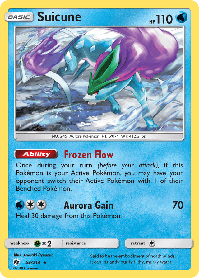 Suicune — Lost Thunder #59