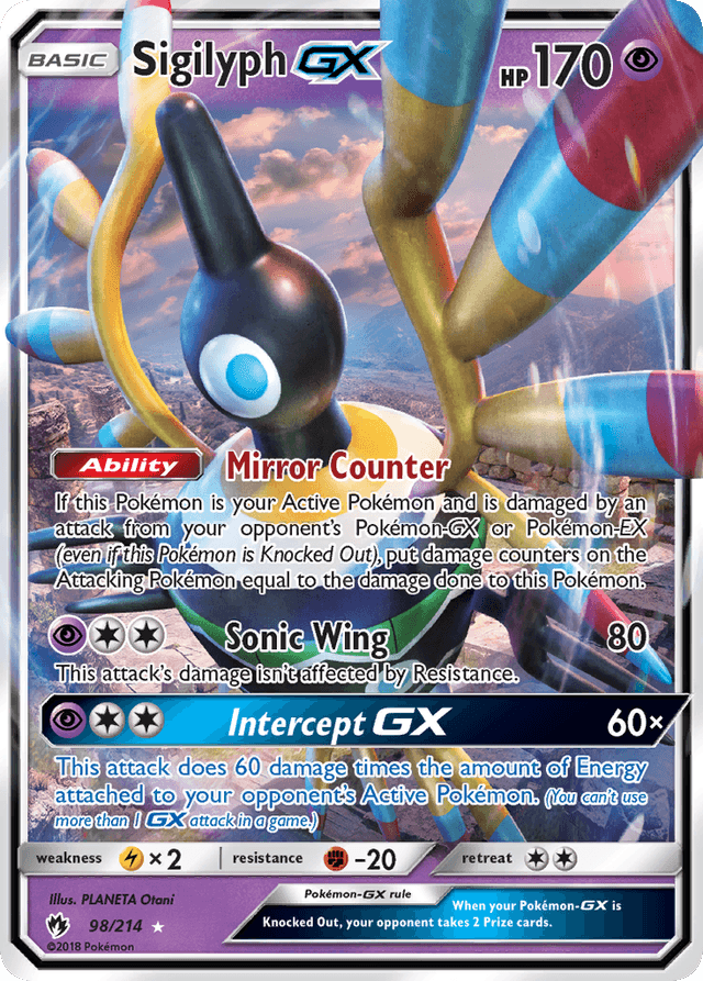 Sigilyph-GX — Lost Thunder #98