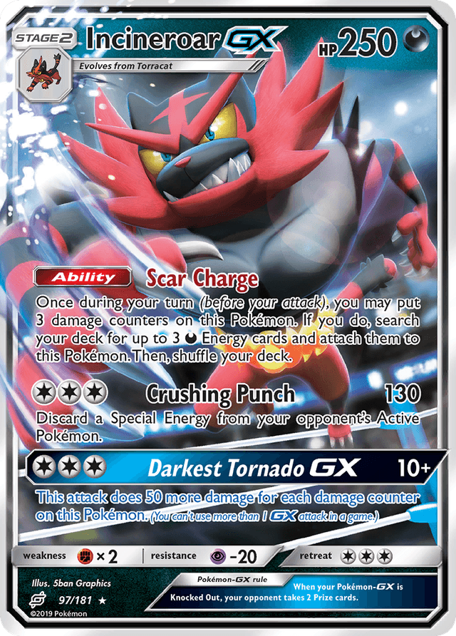 Incineroar-GX — Team Up #97