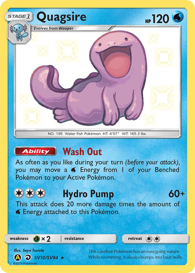 Quagsire — Hidden Fates Shiny Vault #SV10