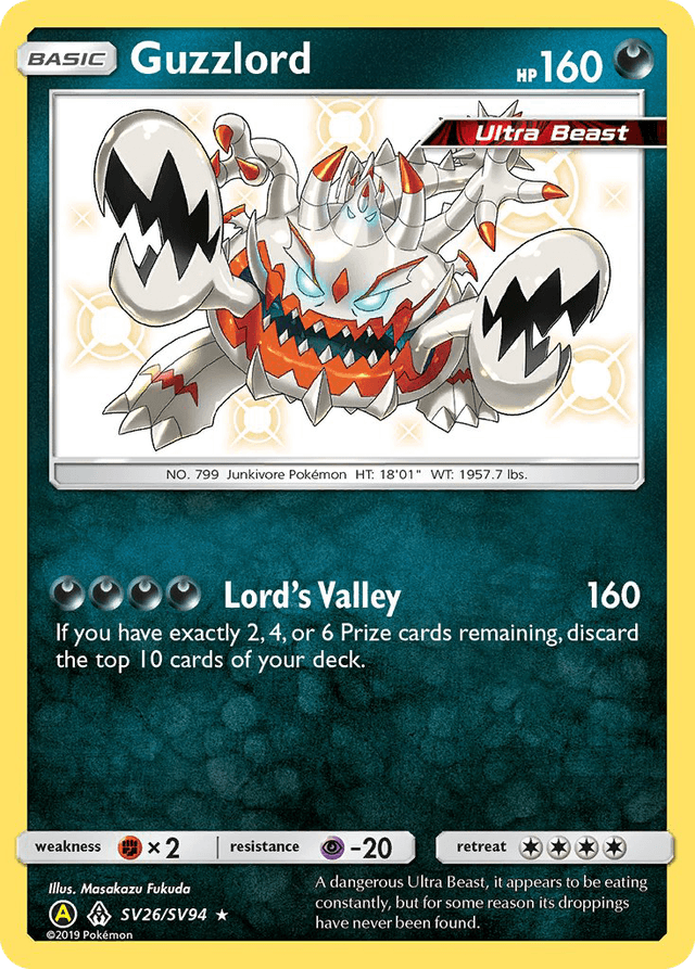 Guzzlord — Hidden Fates Shiny Vault #SV26