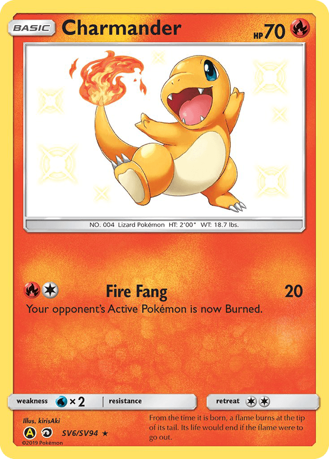 Charmander — Hidden Fates Shiny Vault #SV6