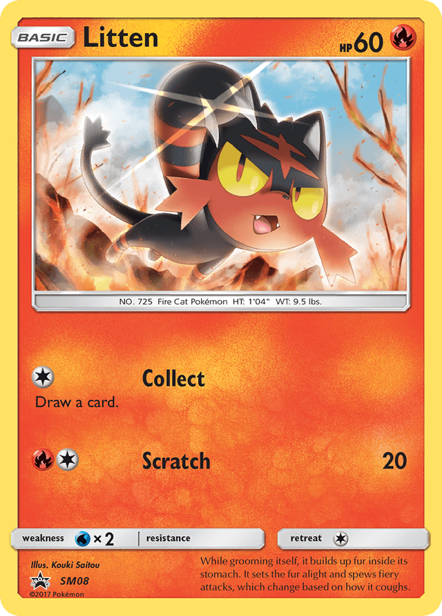 Litten — SM Black Star Promos #SM08