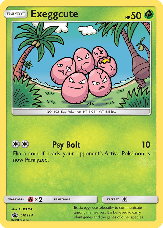 Exeggcute — SM Black Star Promos #SM119