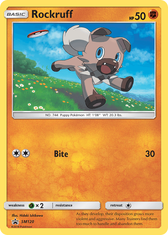 Rockruff — SM Black Star Promos #SM120