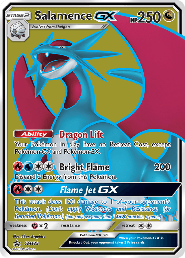 Salamence-GX — SM Black Star Promos #SM139