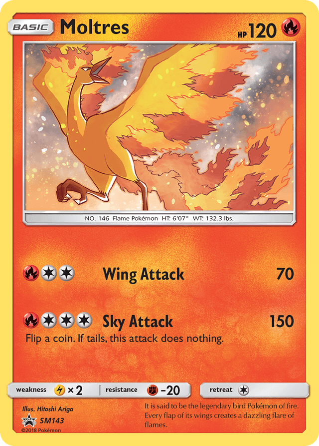 Moltres — SM Black Star Promos #SM143