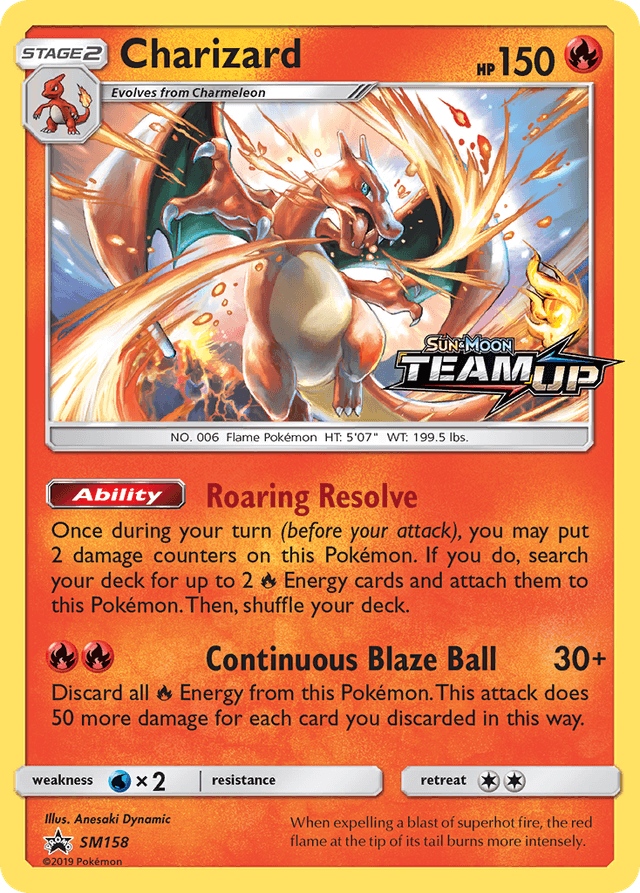 Charizard — SM Black Star Promos #SM158