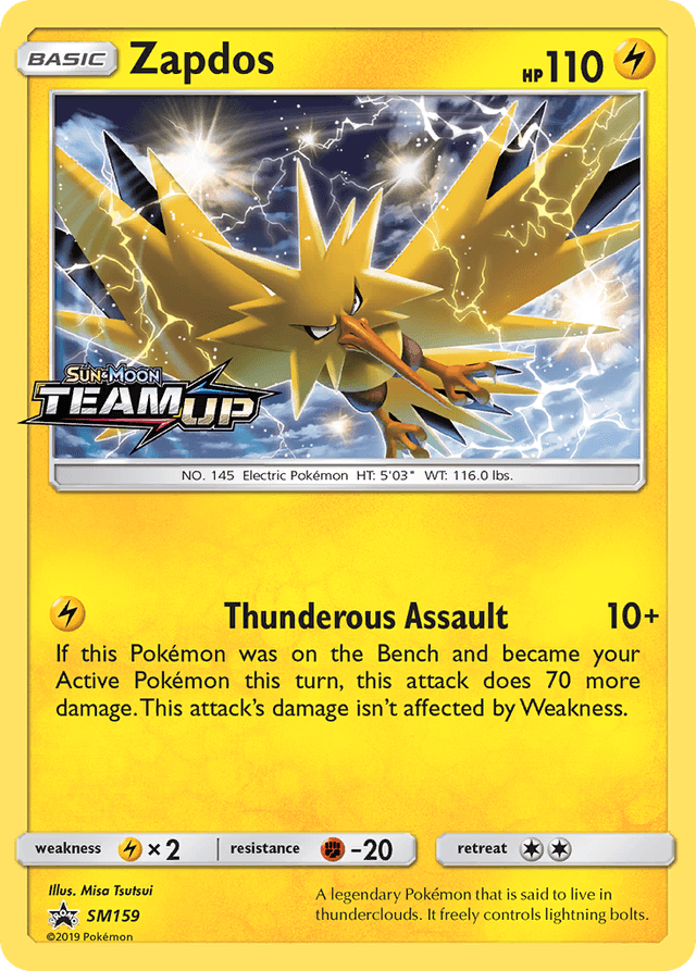 Zapdos — SM Black Star Promos #SM159