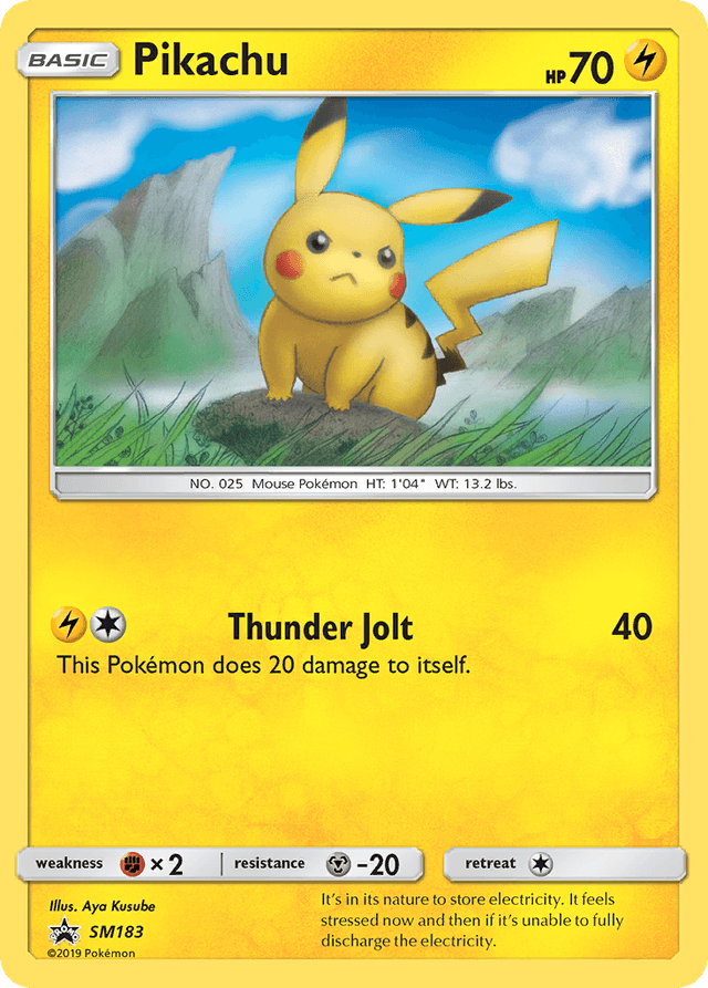 Pikachu — SM Black Star Promos #SM183