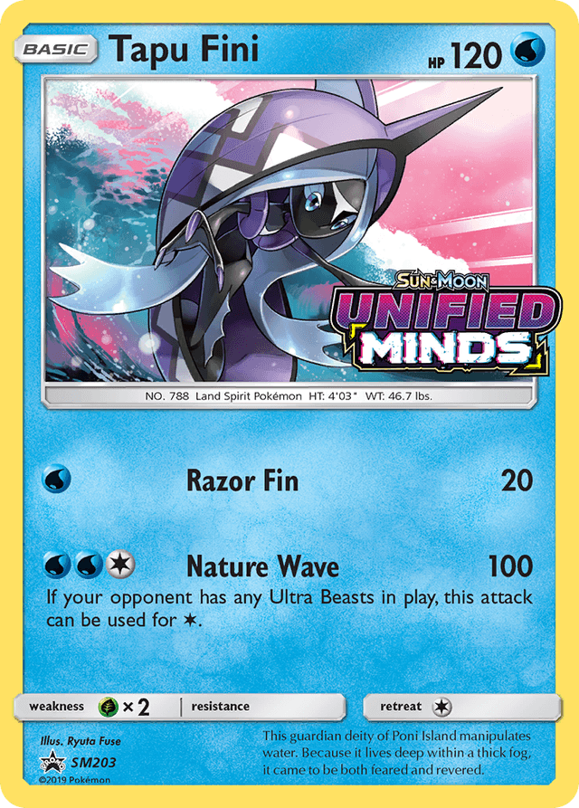 Tapu Fini — SM Black Star Promos #SM203
