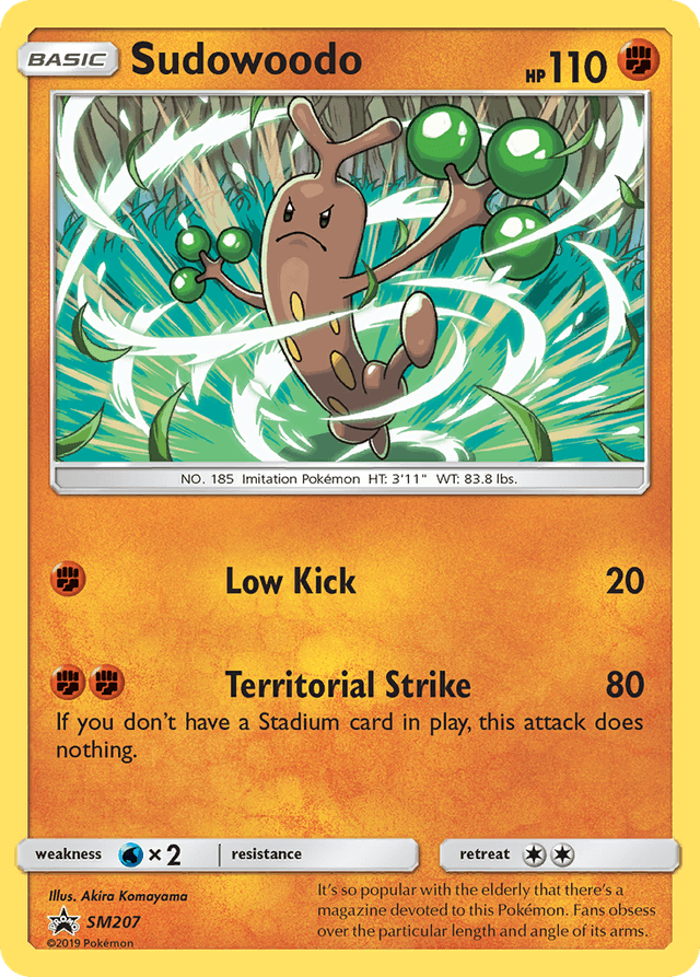 Sudowoodo — SM Black Star Promos #SM207