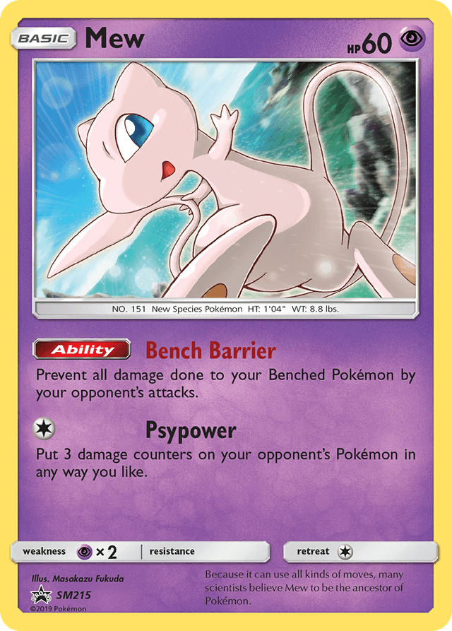 Mew — SM Black Star Promos #SM215