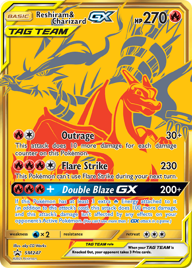 Reshiram & Charizard-GX — SM Black Star Promos #SM247