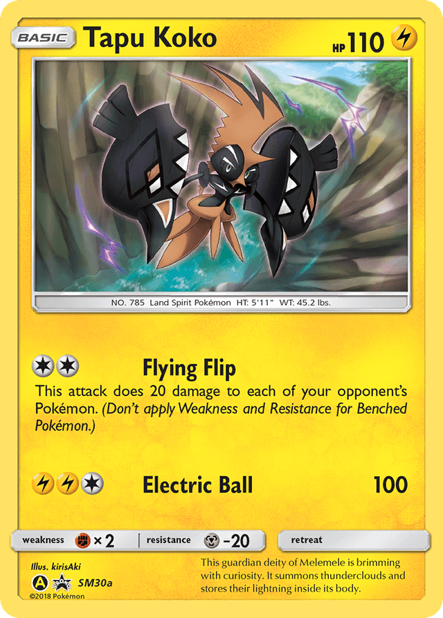 Tapu Koko — SM Black Star Promos #SM30a