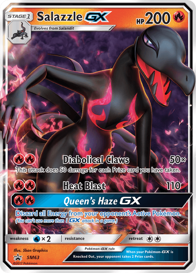 Salazzle-GX — SM Black Star Promos #SM63