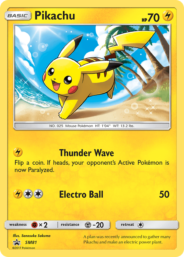 Pikachu — SM Black Star Promos #SM81