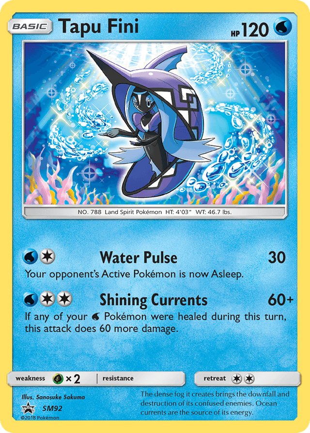 Tapu Fini — SM Black Star Promos #SM92
