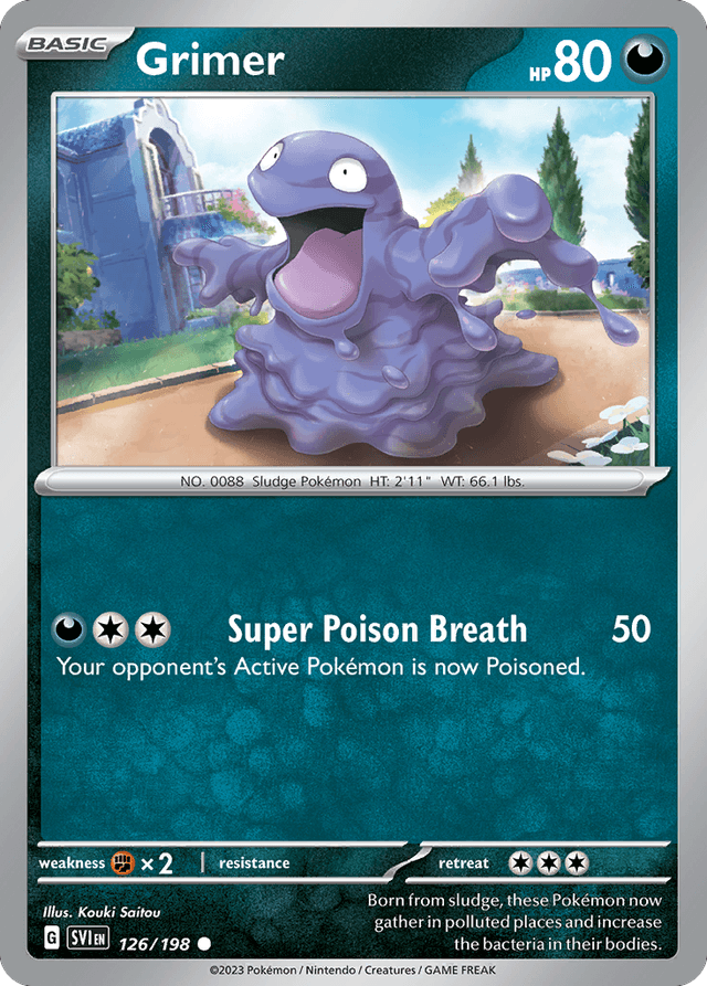 Grimer — Scarlet & Violet #126