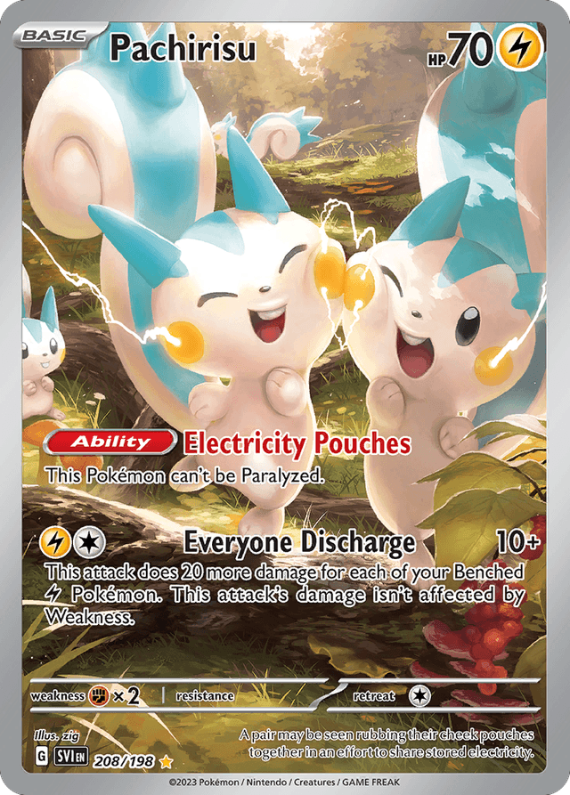 Pachirisu — Scarlet & Violet #208