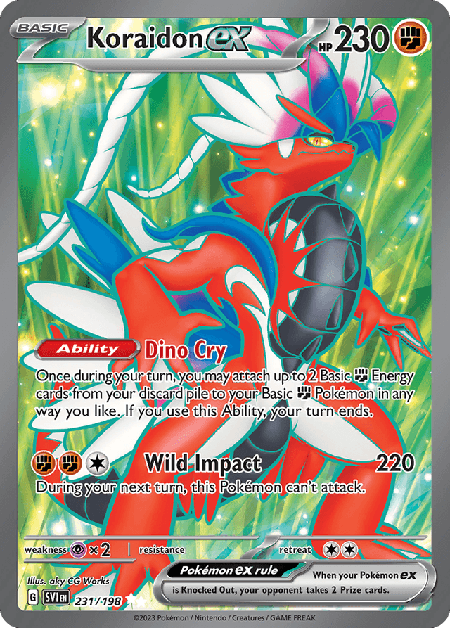 Koraidon ex — Scarlet & Violet #231