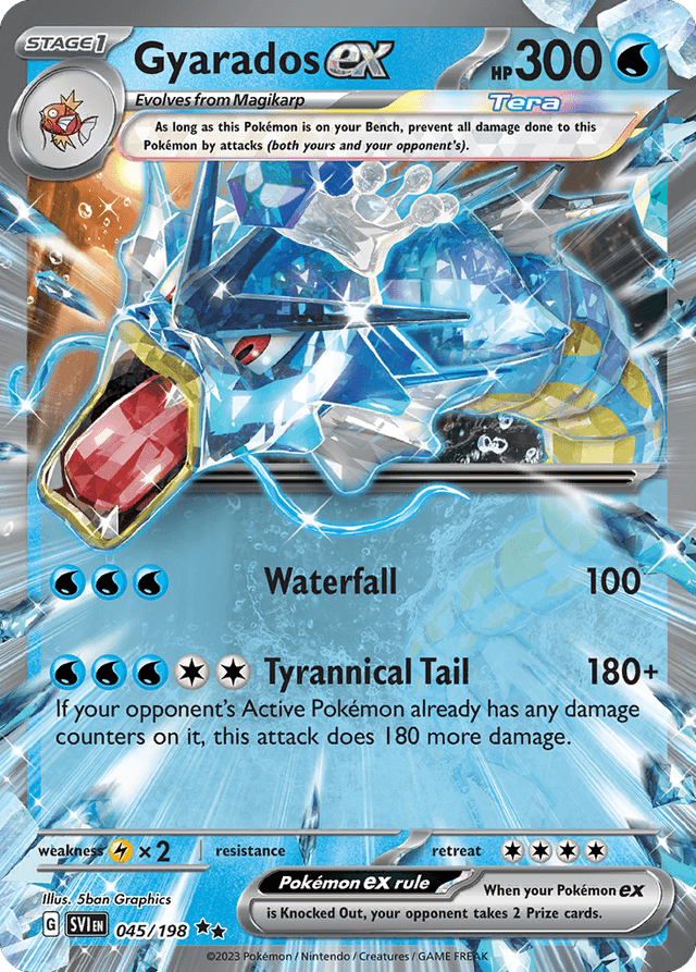 Gyarados ex — Scarlet & Violet #45