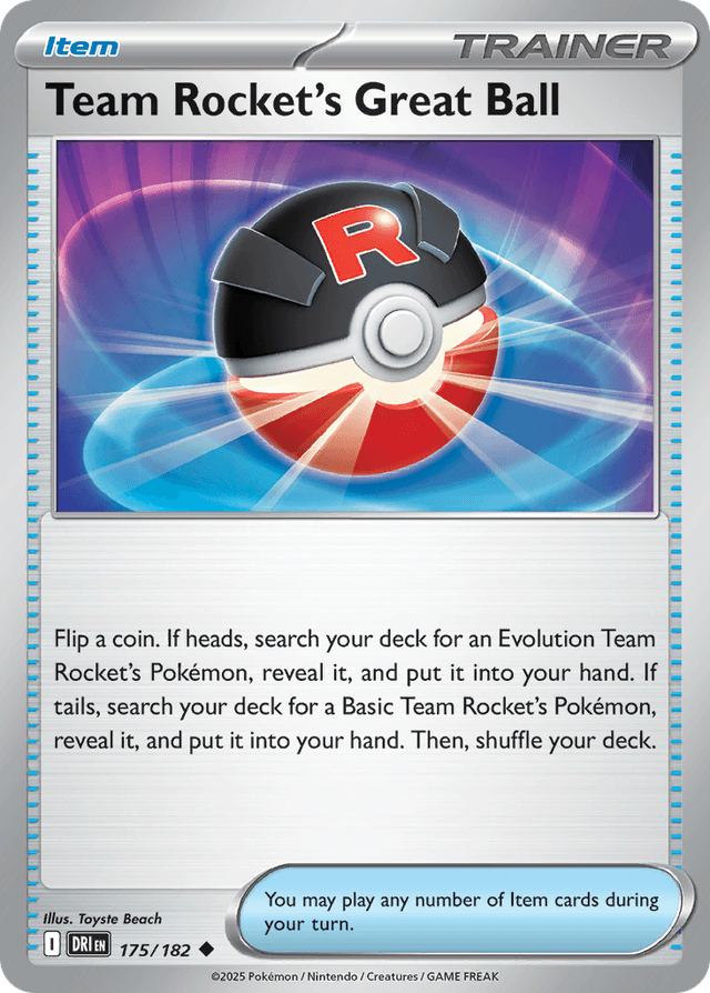 Team Rocket's Great Ball — Destined Rivals #175