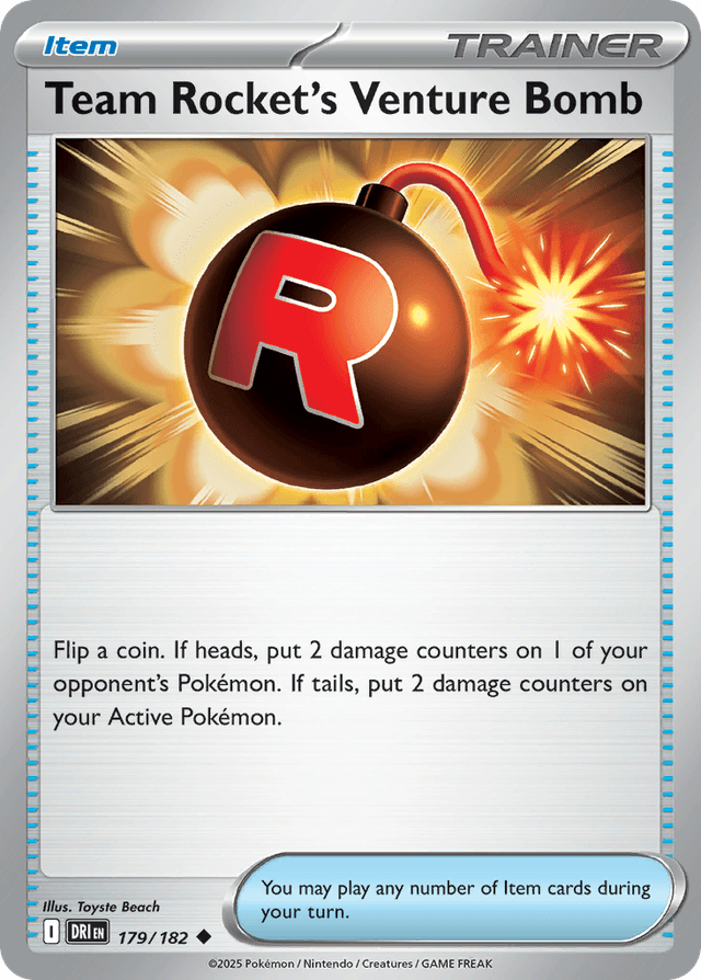 Team Rocket's Venture Bomb — Destined Rivals #179