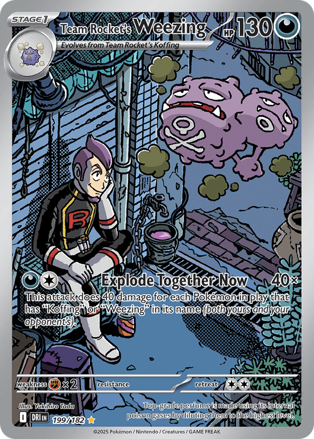 Team Rocket's Weezing — Destined Rivals #199