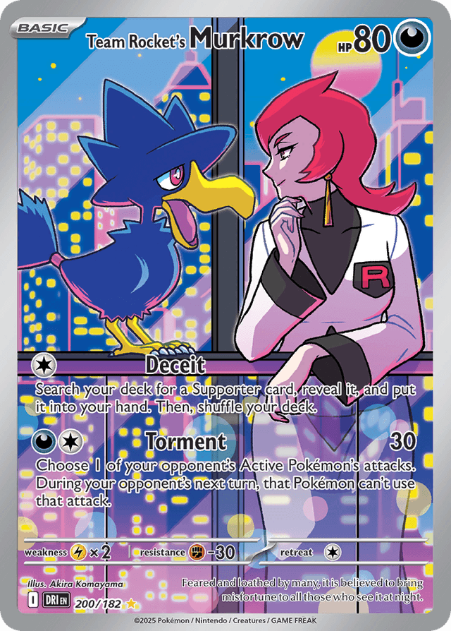 Team Rocket's Murkrow — Destined Rivals #200