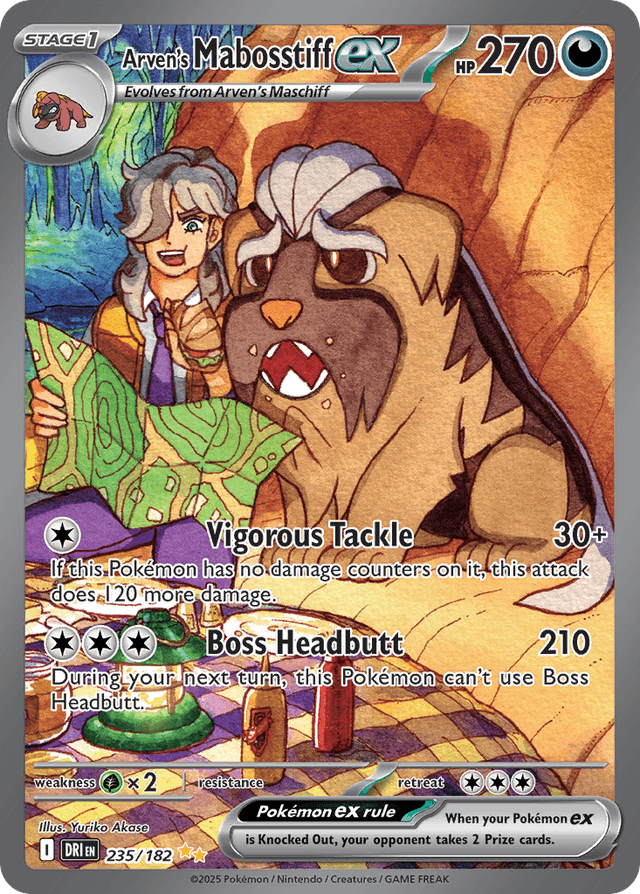 Arven's Mabosstiff ex — Destined Rivals #235