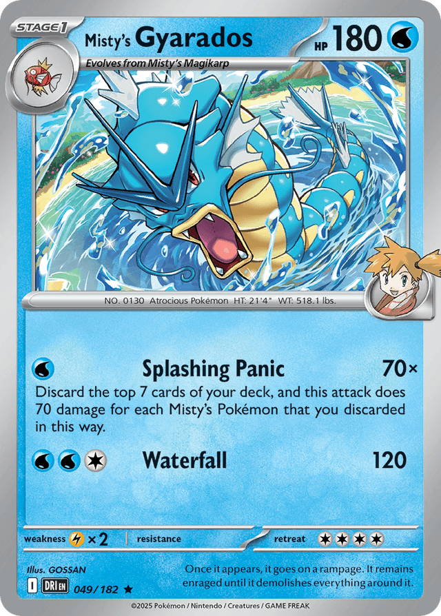 Misty's Gyarados — Destined Rivals #49
