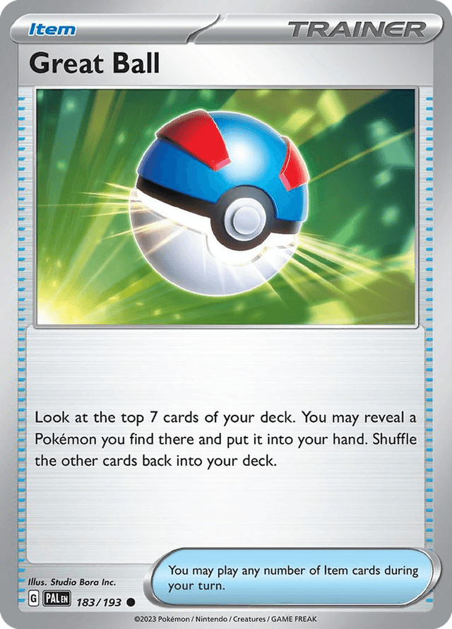 Great Ball — Paldea Evolved #183