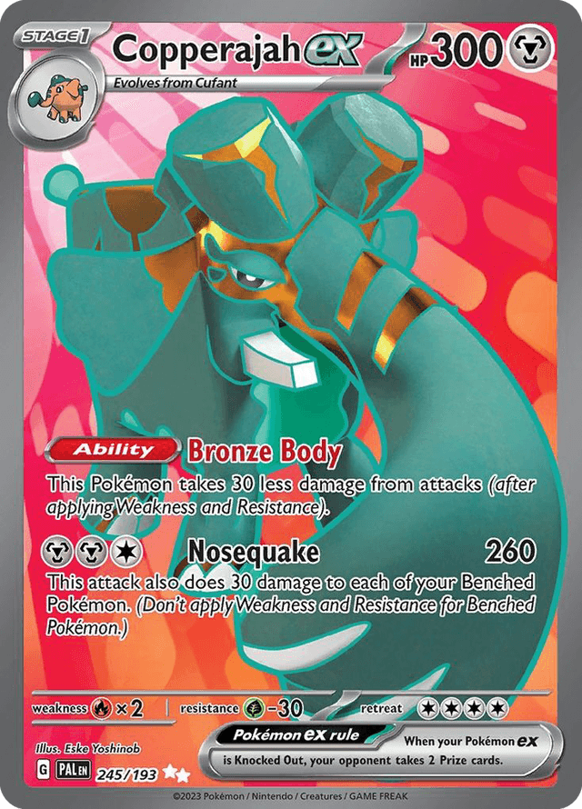 Copperajah ex — Paldea Evolved #245