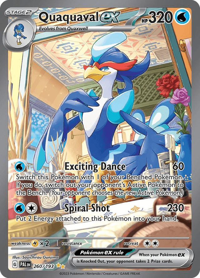 Quaquaval ex — Paldea Evolved #260