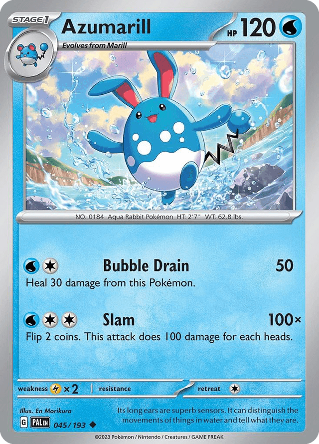 Azumarill — Paldea Evolved #45
