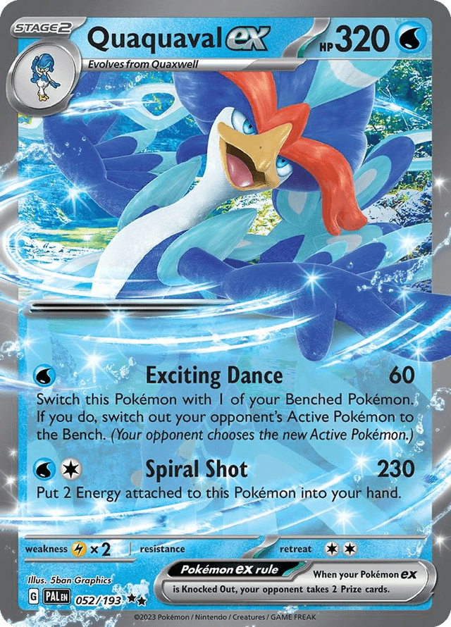 Quaquaval ex — Paldea Evolved #52