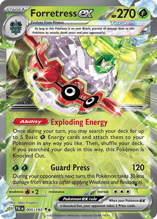 Forretress ex — Paldea Evolved #5