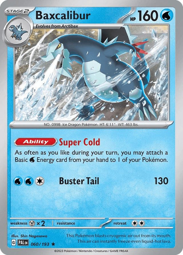 Baxcalibur — Paldea Evolved #60