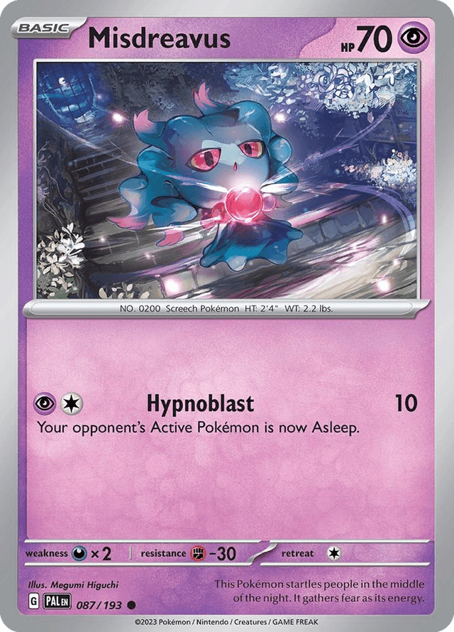 Misdreavus — Paldea Evolved #87