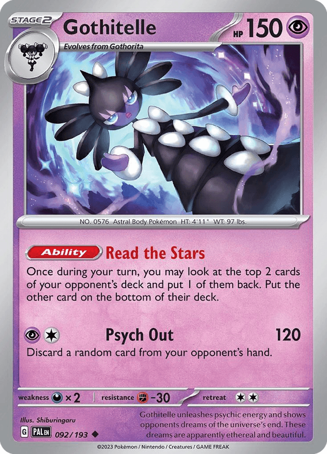 Gothitelle — Paldea Evolved #92