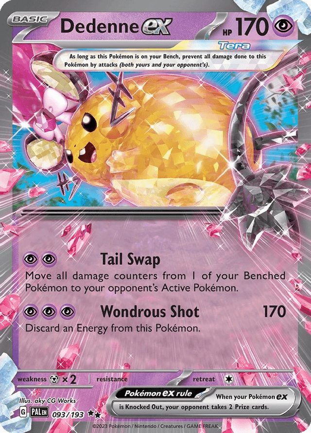 Dedenne ex — Paldea Evolved #93