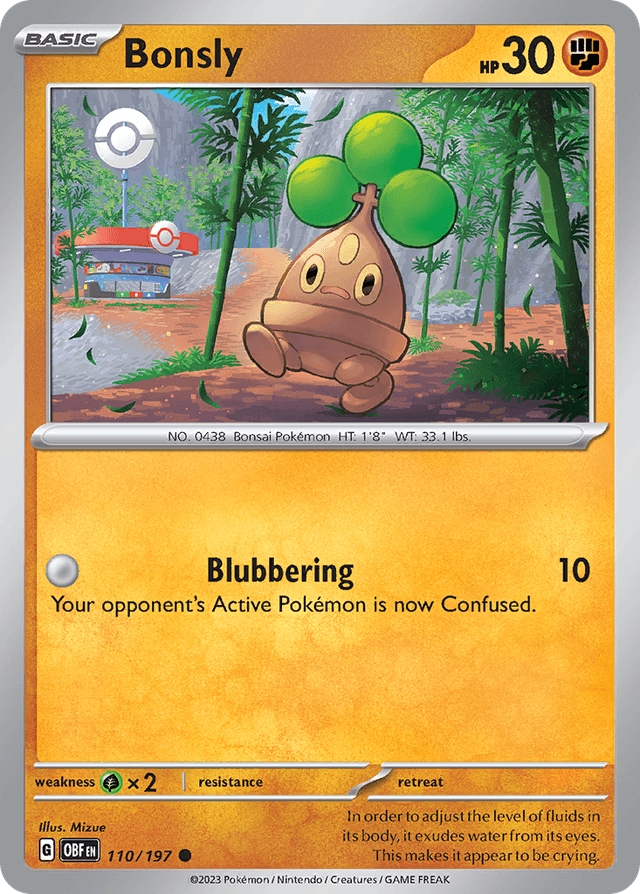 Bonsly — Obsidian Flames #110