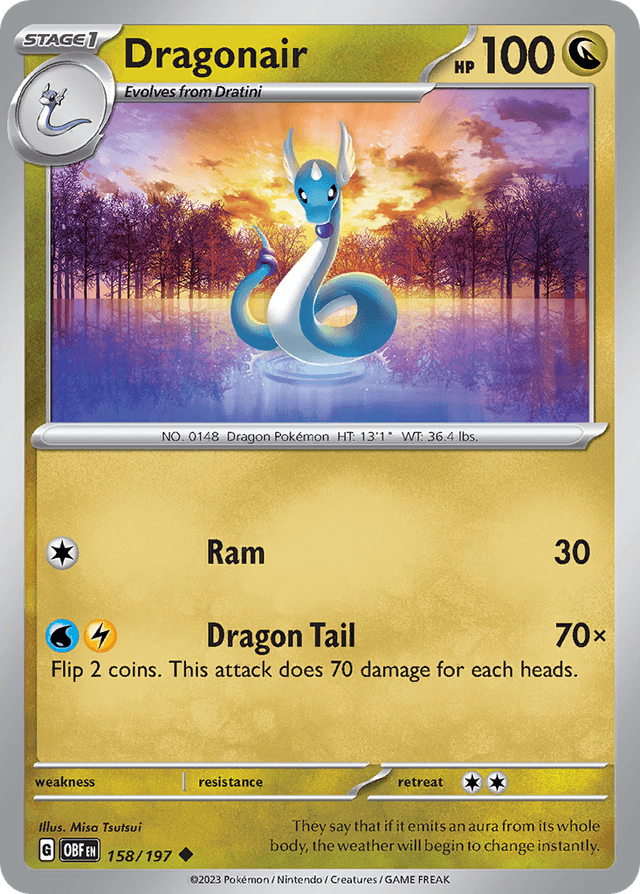 Dragonair — Obsidian Flames #158