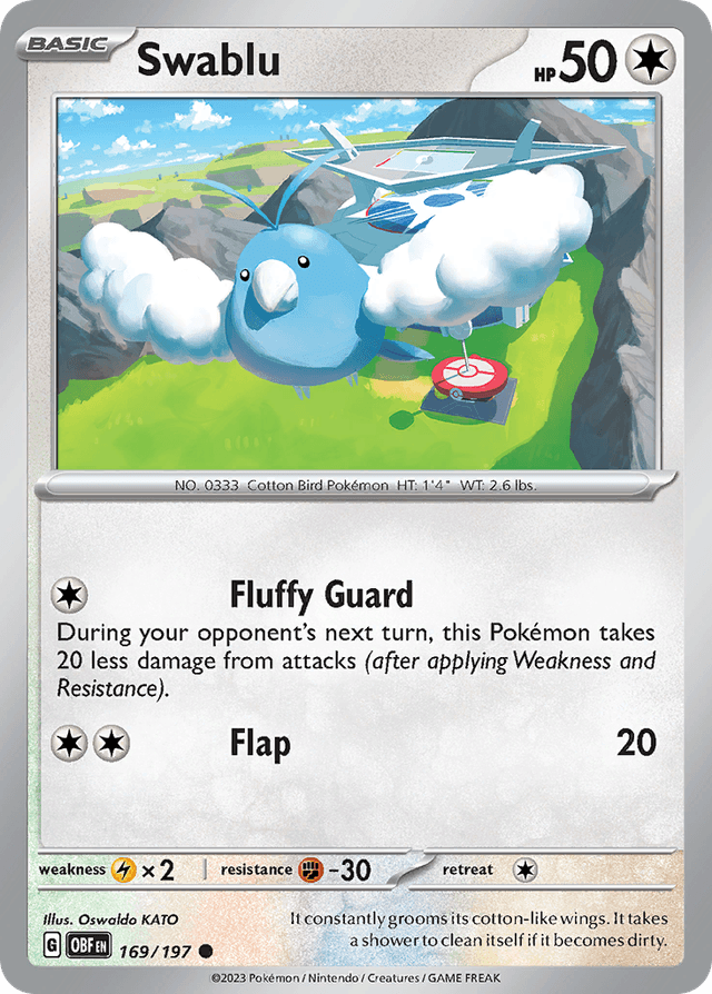 Swablu — Obsidian Flames #169