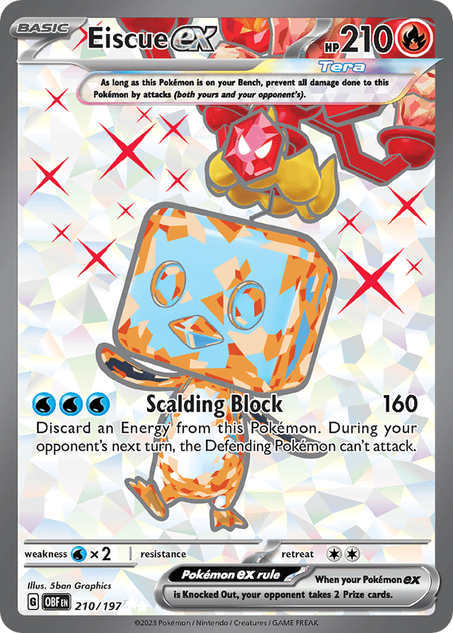 Eiscue ex — Obsidian Flames #210